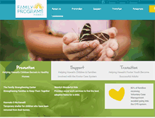 Tablet Screenshot of familyprogramshawaii.org